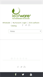 Mobile Screenshot of leafware.com